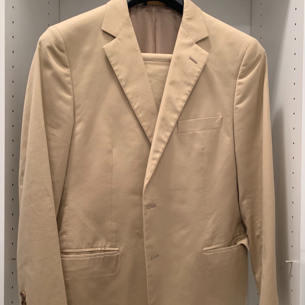 Brooks Brothers Fitzgerald Fit Suit, Khaki